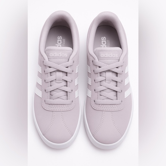 Adidas Courtset Women’s Sneakers – Vapour Grey / White / Purple Tint - Size 7.5 - Picture 5 of 5